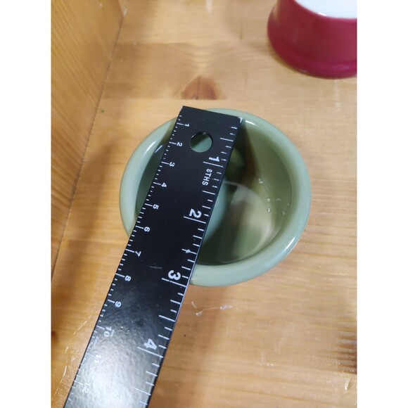 Lot Of 6 H. F. Coors Ceramic Ramekins Round Desert Colors Made In Tucson 3x1.5" - Picture 5 of 6